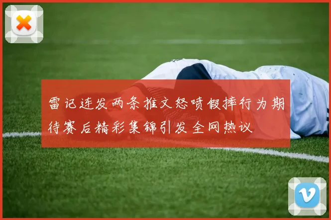 雷记连发两条推文怒喷假摔行为期待赛后精彩集锦引发全网热议